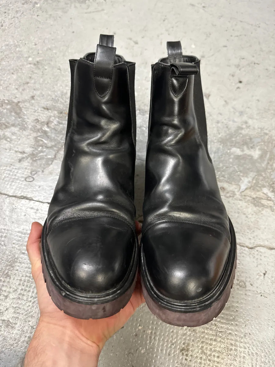 Louis Vuitton Black Leather Ankle Boots mrTCOio 5