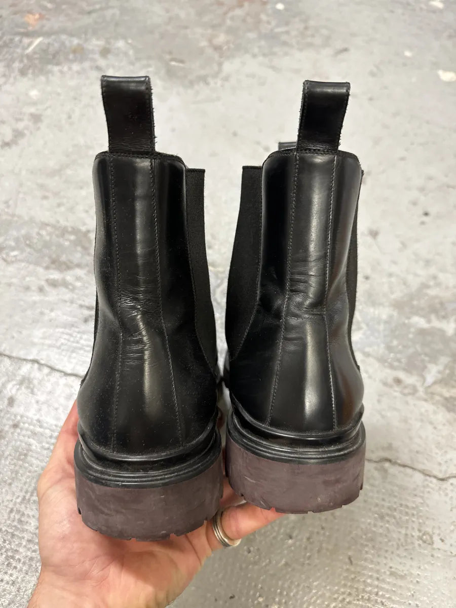 Louis Vuitton Black Leather Ankle Boots mrTCOio 8