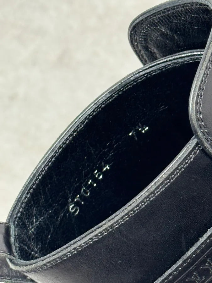 Louis Vuitton Black Leather Ankle Boots uhHWgGF 7