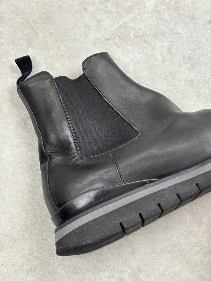 Louis Vuitton Black Leather Boots NXerUDd 13