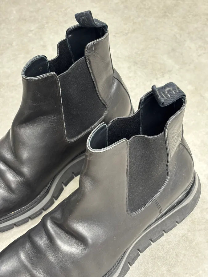Louis Vuitton Black Leather Boots NXerUDd 5