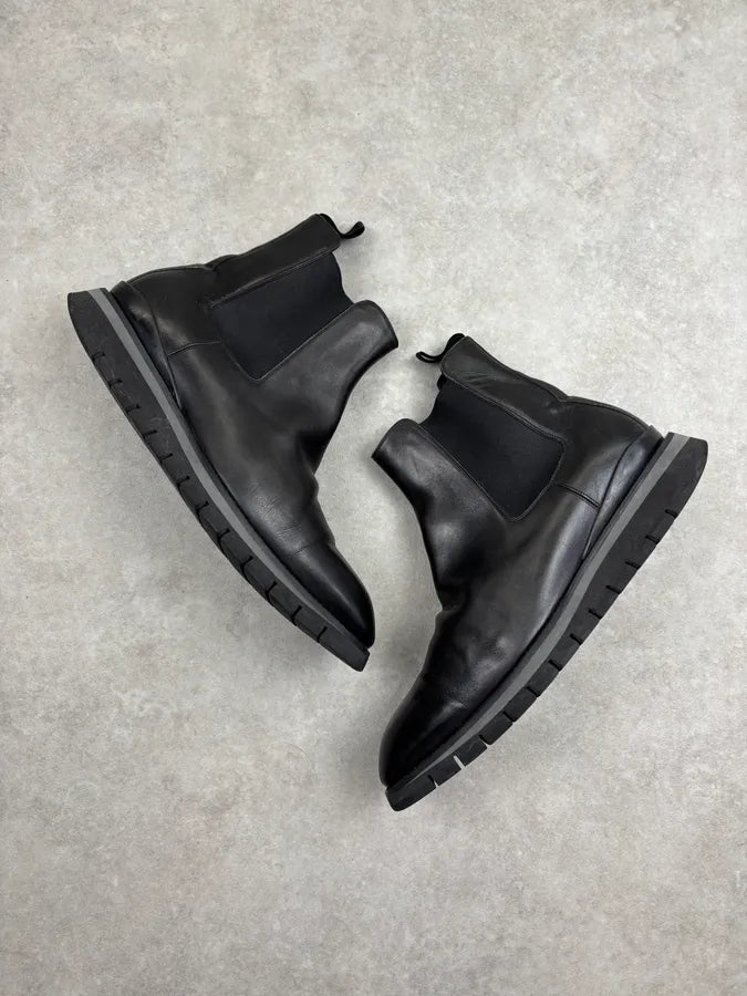 Louis Vuitton Black Leather Boots NXerUDd 2