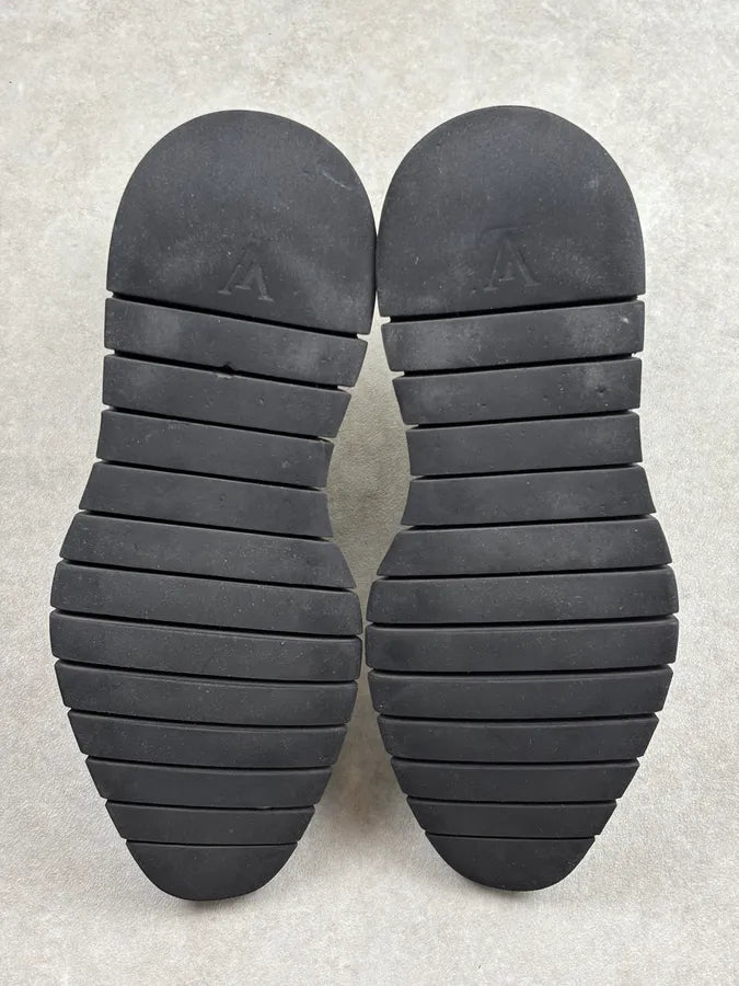 Louis Vuitton Black Leather Boots NXerUDd 10