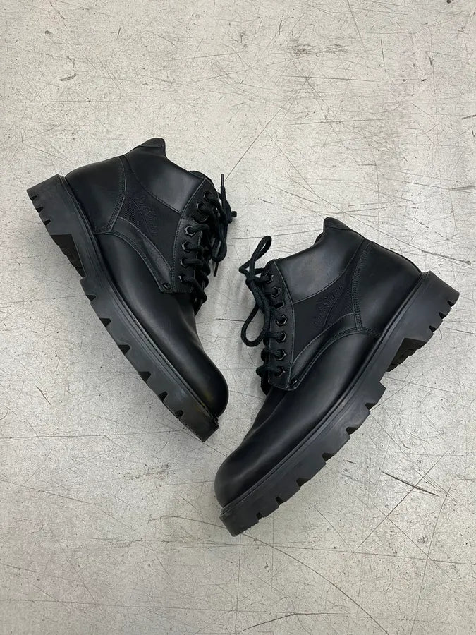 Louis Vuitton Black Leather Boots qsneUKn 1
