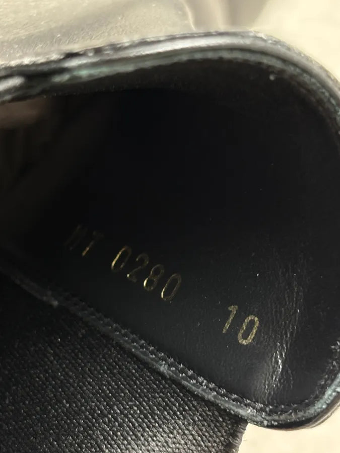 Louis Vuitton Black Leather Boots NXerUDd 16