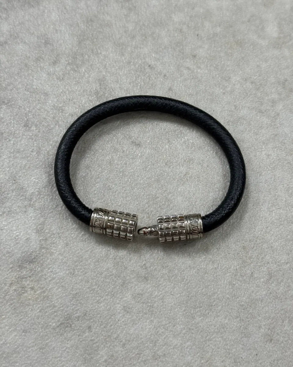Louis Vuitton Black Leather Bracelet vESQFHj 6