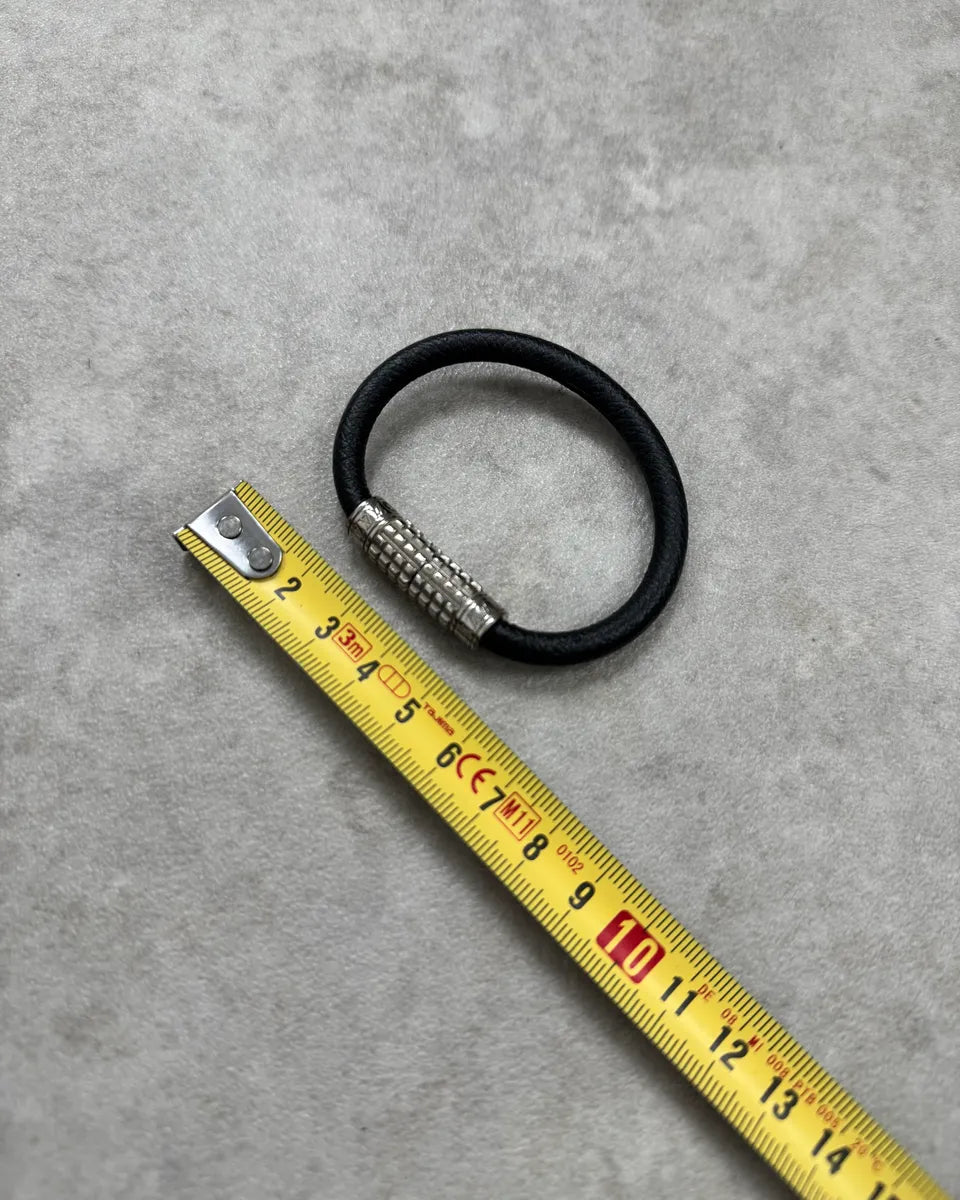 Louis Vuitton Black Leather Bracelet vESQFHj 7
