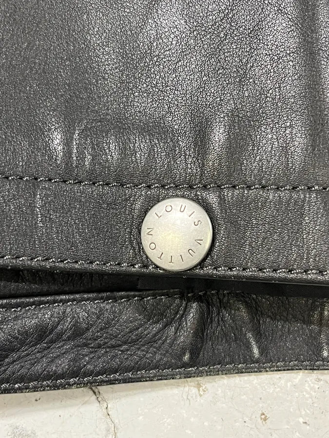 Louis Vuitton Black Premium Leather Jacket BCnqgFn 6