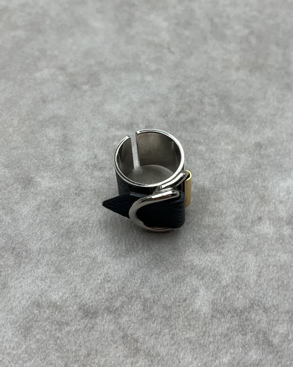 Louis Vuitton Black Leather Ring PaYzHnM 3