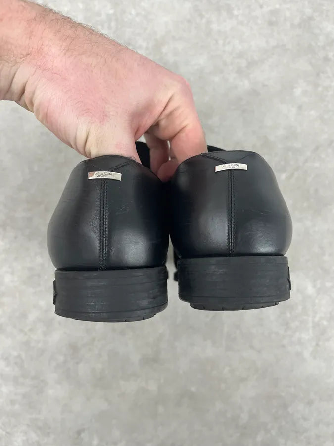 Louis Vuitton Black Modern Classy Leather Derby Shoes rWnJXEH 5