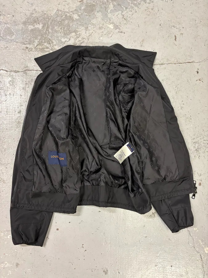 AW2020 Louis Vuitton Black Multi Pockets Nylon Jacket  MactrVc 6