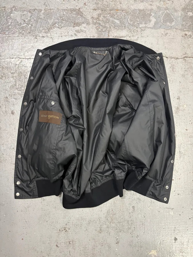 Louis Vuitton Black Nylon Quilted Bomber Jacket AliiCBi 6