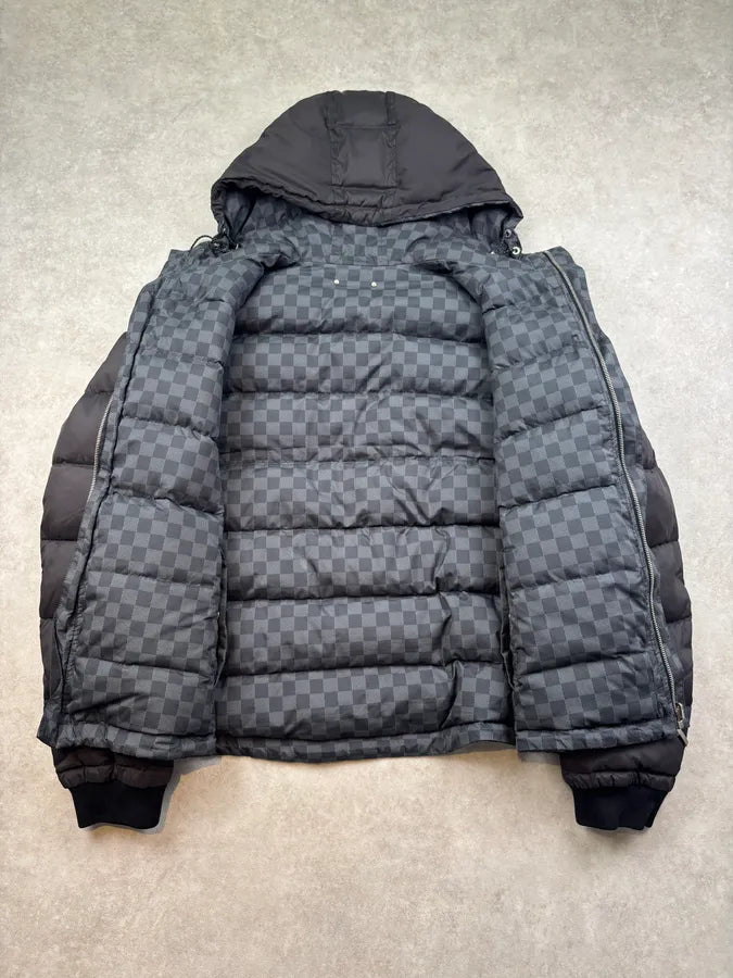 Louis Vuitton Black Reversible Damier Puffer Jacket HpLQbtv 13