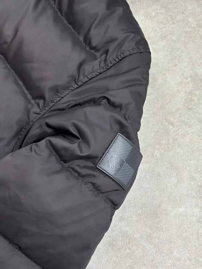 Louis Vuitton Black Reversible Damier Puffer Jacket HpLQbtv 14