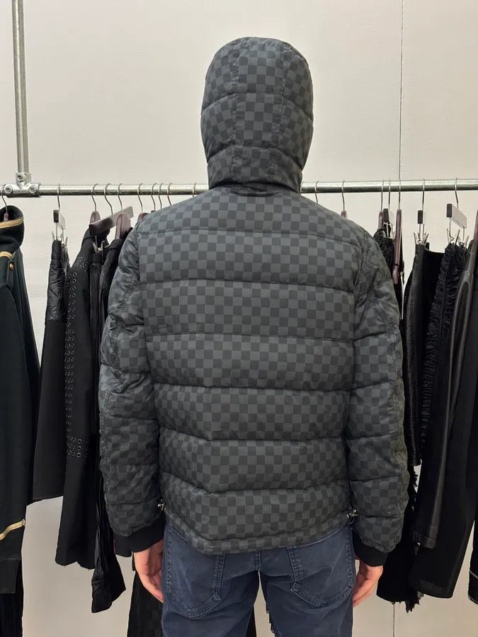 Louis Vuitton Black Reversible Damier Puffer Jacket HpLQbtv 2