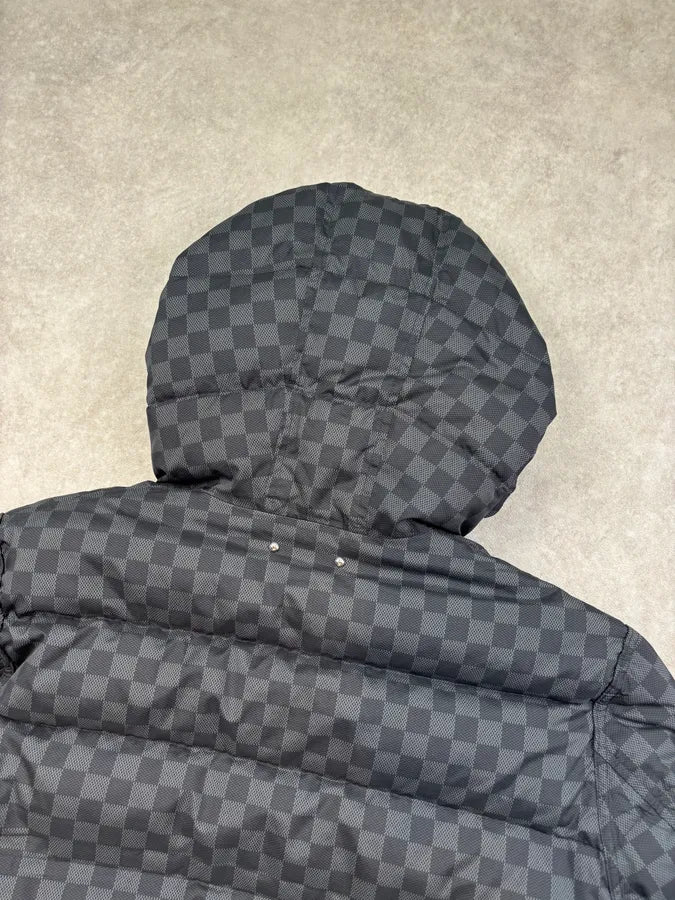 Louis Vuitton Black Reversible Damier Puffer Jacket HpLQbtv 7
