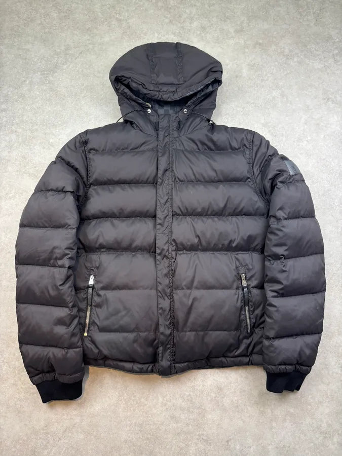 Louis Vuitton Black Reversible Damier Puffer Jacket HpLQbtv 9