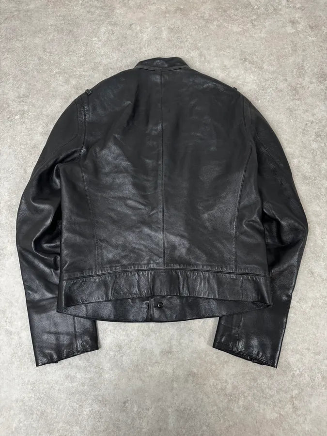 Louis Vuitton Black Premium Biker Leather Jacket TfTwili 3
