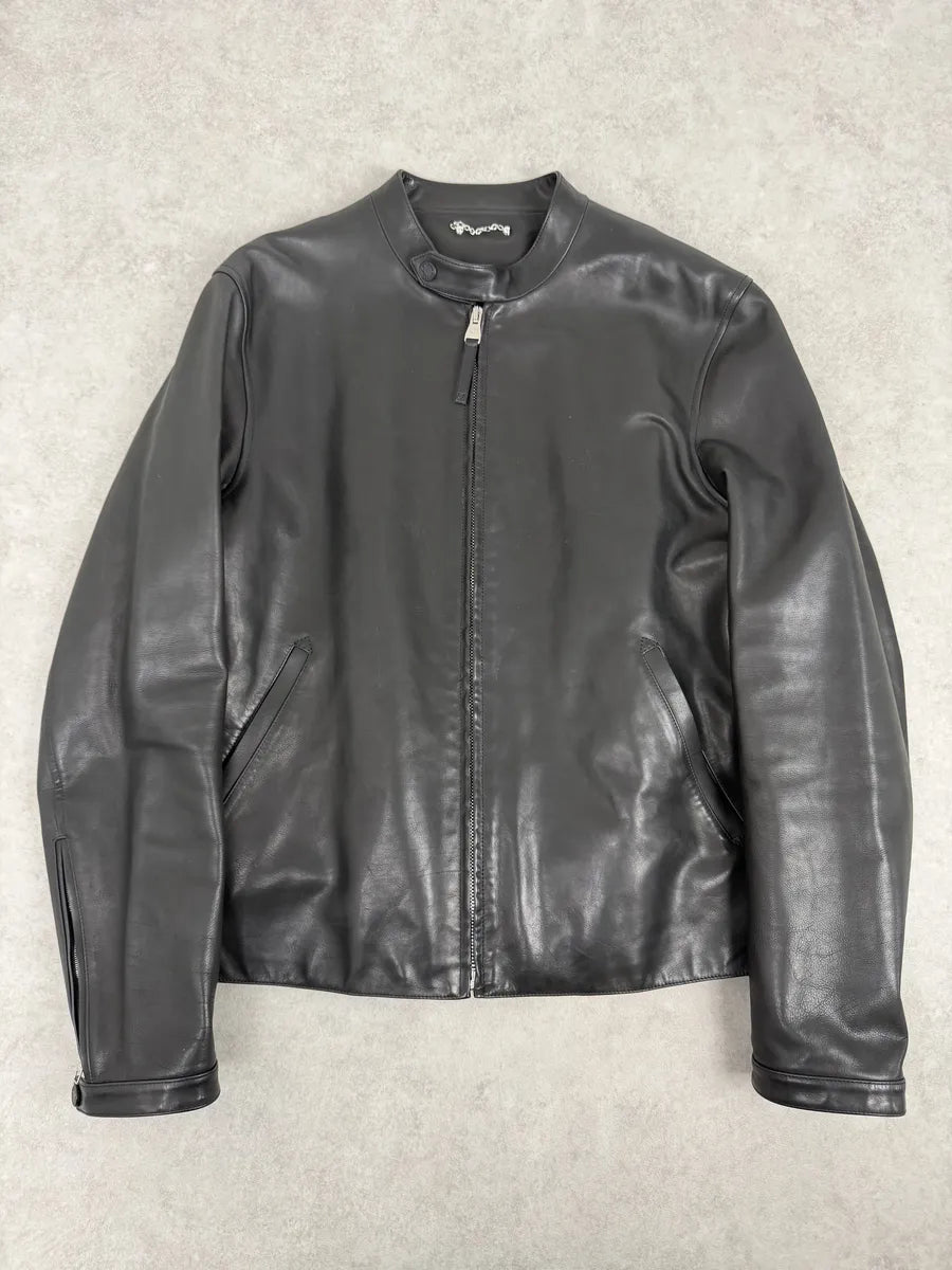 Louis Vuitton Black Premium Biker Leather Jacket JGfwFaQ 0