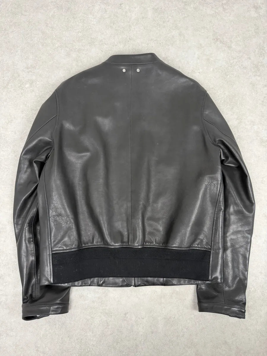 Louis Vuitton Black Premium Biker Leather Jacket JGfwFaQ 1