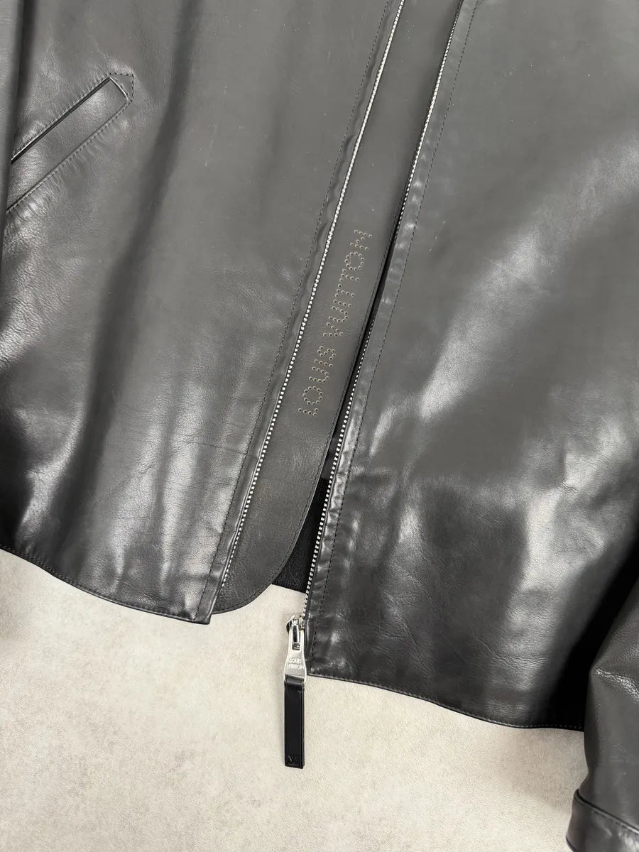 Louis Vuitton Black Premium Biker Leather Jacket JGfwFaQ 5
