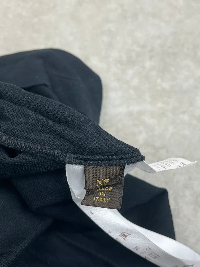Louis Vuitton Black Signature Collar Polo AtXuNpl 8
