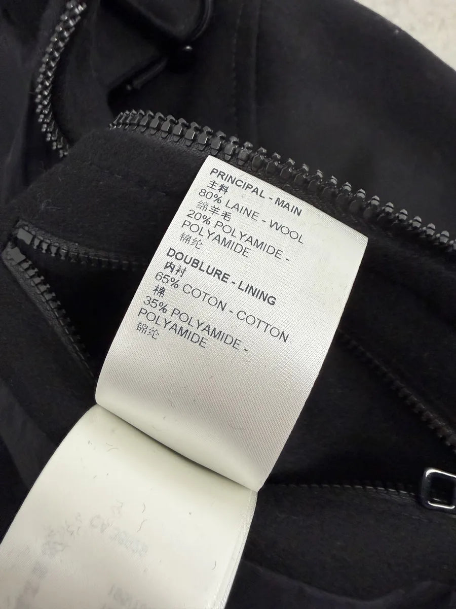 Louis Vuitton Black Wool Premium Hooded LV Jacket UnUDHbB 11