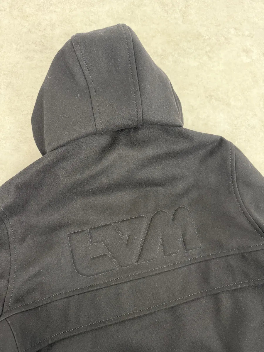 Louis Vuitton Black Wool Premium Hooded LV Jacket UnUDHbB 5