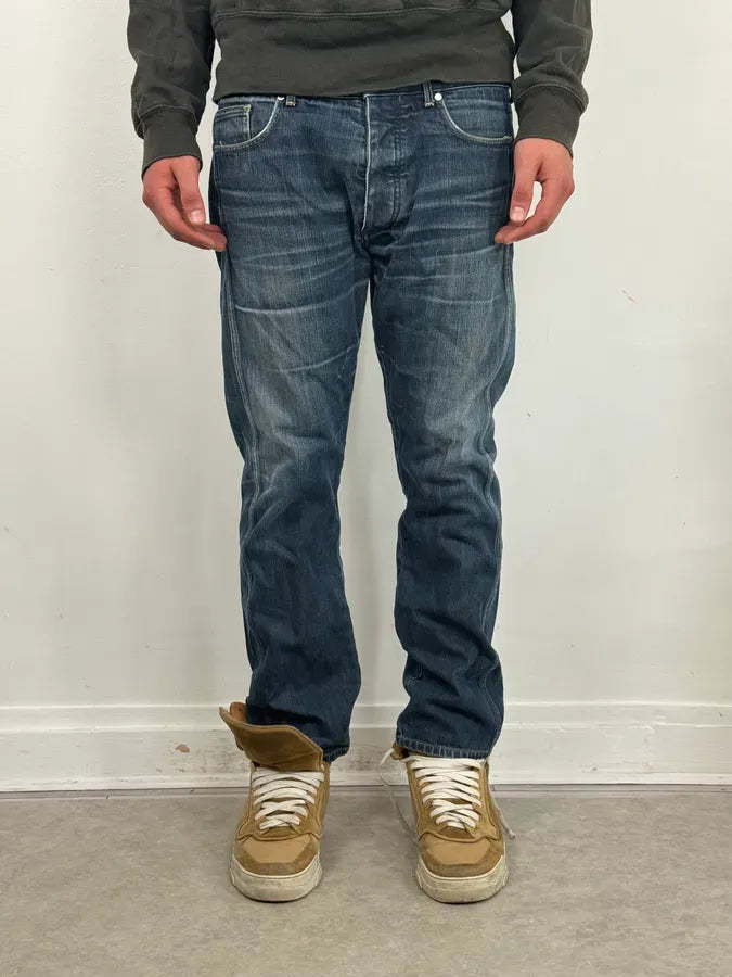 Louis Vuitton Blue Denim Straight Leg Jeans djvOtwJ 0
