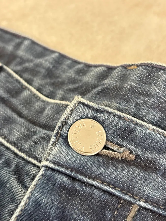 Louis Vuitton Blue Denim Straight Leg Jeans djvOtwJ 10