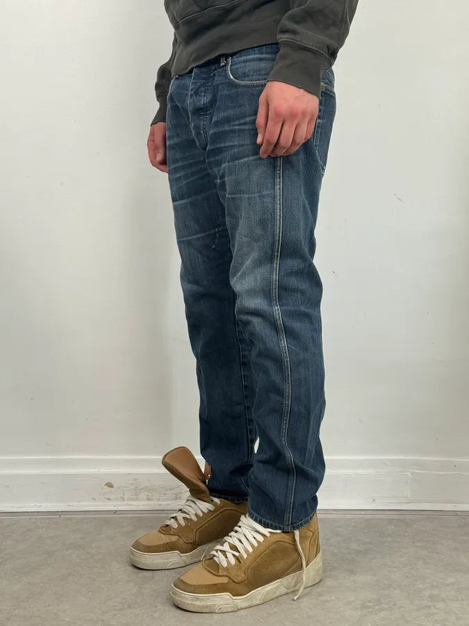 Louis Vuitton Blue Denim Straight Leg Jeans djvOtwJ 2