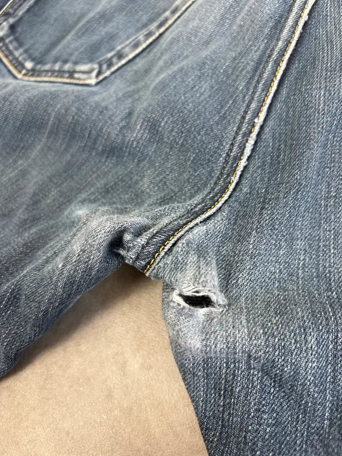 Louis Vuitton Blue Denim Straight Leg Jeans djvOtwJ 12
