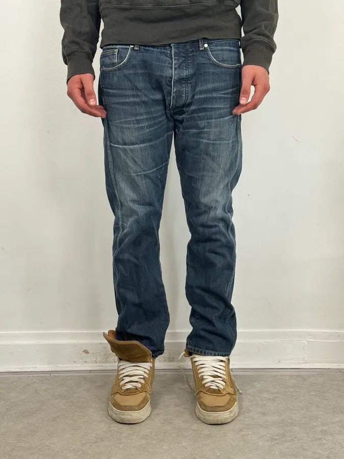 Louis Vuitton Blue Denim Straight Leg Jeans djvOtwJ 1