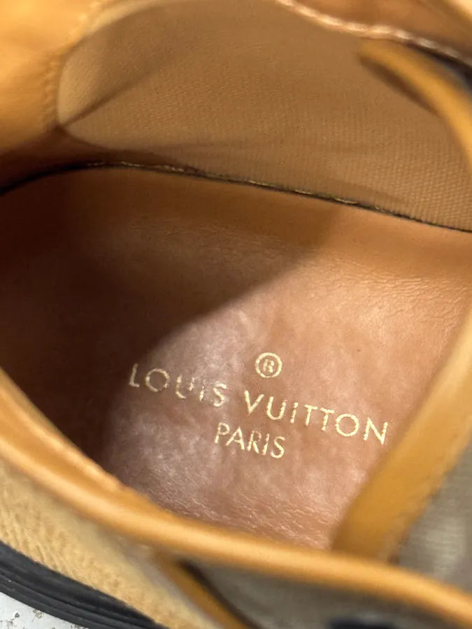 Louis Vuitton Brown Premium High Sneakers ASUOLnG 4