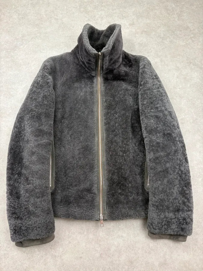 AW2006 Louis Vuitton Grey Sheep Shearling Jacket by Marc Jacobs bTrcrvj 8