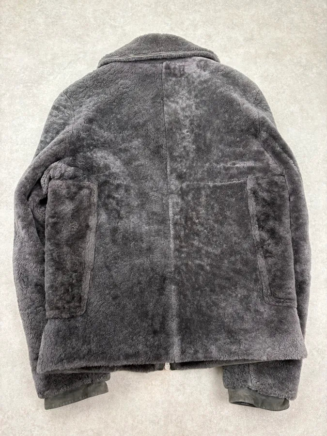 AW2006 Louis Vuitton Grey Sheep Shearling Jacket by Marc Jacobs bTrcrvj 6