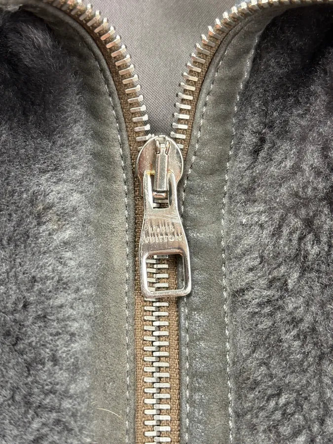 AW2006 Louis Vuitton Grey Sheep Shearling Jacket by Marc Jacobs bTrcrvj 11