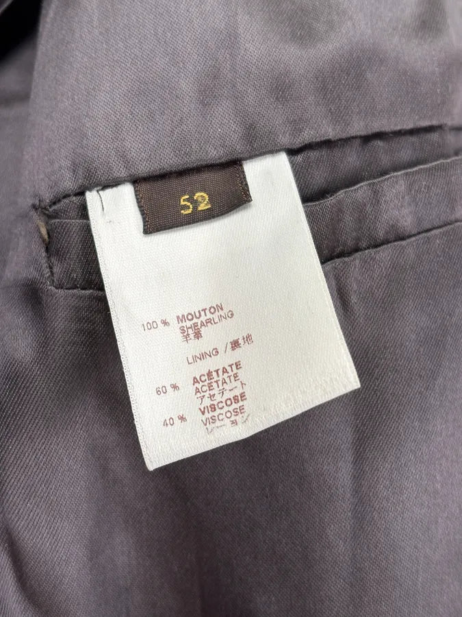 AW2006 Louis Vuitton Grey Sheep Shearling Jacket by Marc Jacobs bTrcrvj 12