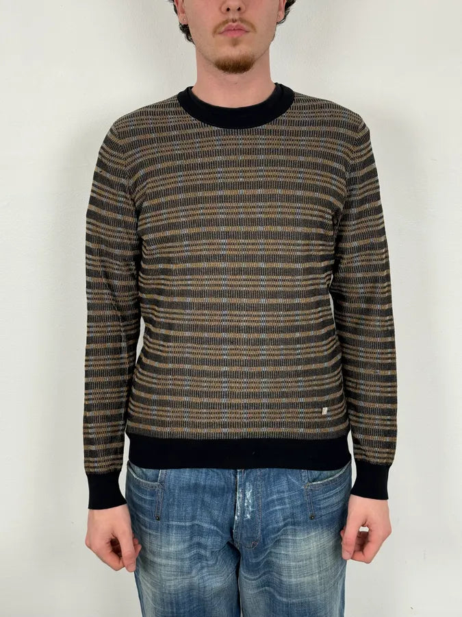 Louis Vuitton Checkered Striped Classy Sweater DrHiCBc 1