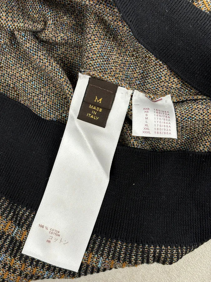 Louis Vuitton Checkered Striped Classy Sweater DrHiCBc 9