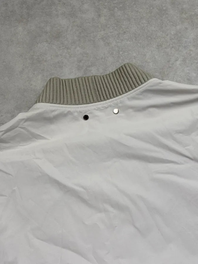 Louis Vuitton White Light Calf Leather Jacket NnpuyYe 5