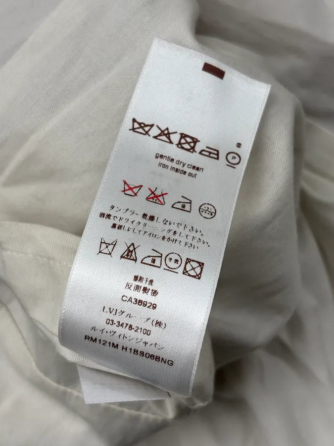 Louis Vuitton White Light Calf Leather Jacket NnpuyYe 11