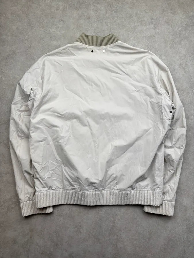 Louis Vuitton White Light Calf Leather Jacket NnpuyYe 4