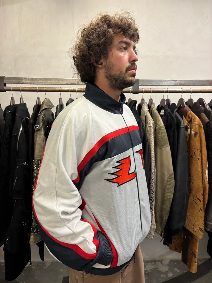 Louis Vuitton Embellished LV Graphic Hockey Tracktop Jacket iAaLzGX 2