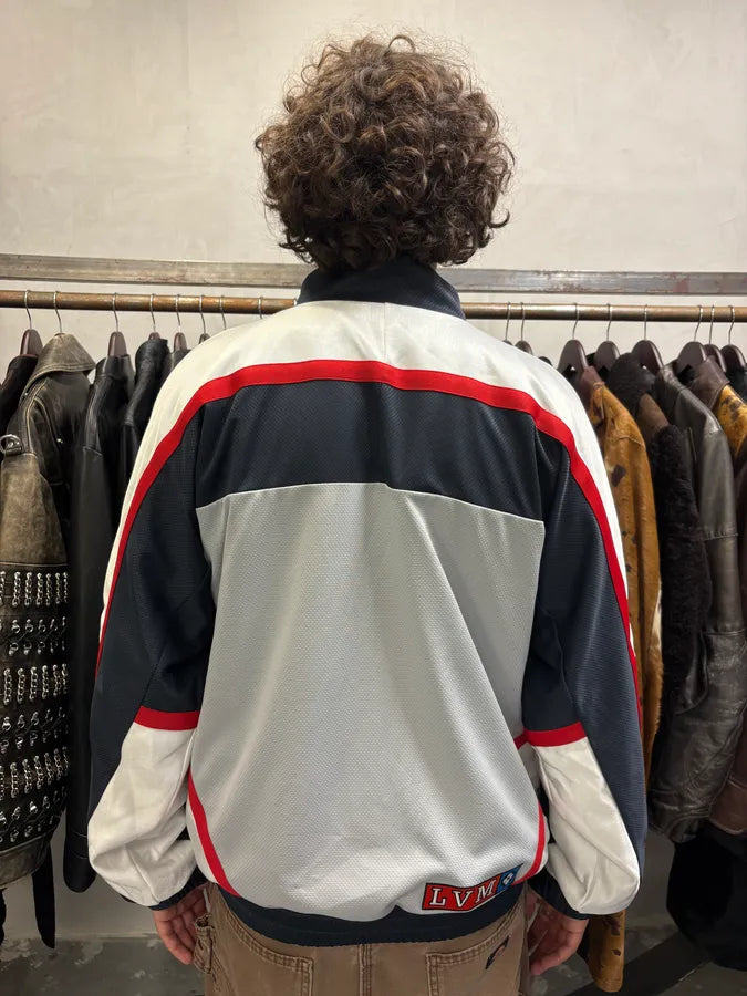 Louis Vuitton Embellished LV Graphic Hockey Tracktop Jacket iAaLzGX 3