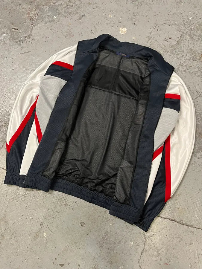 Louis Vuitton Embellished LV Graphic Hockey Tracktop Jacket iAaLzGX 5