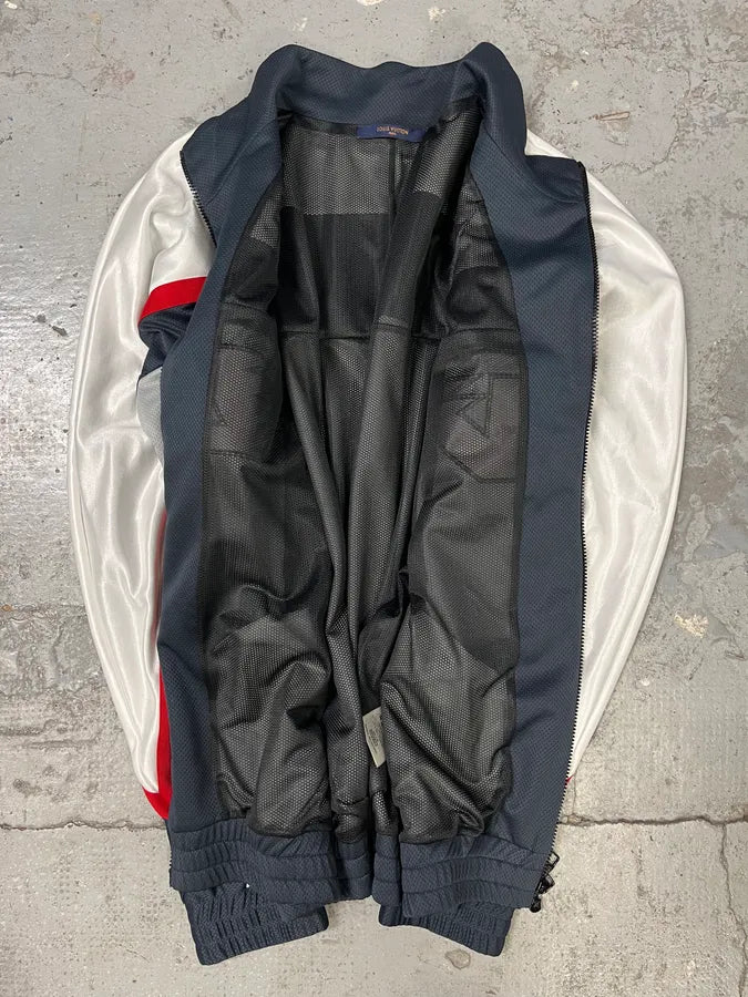 Louis Vuitton Embellished LV Graphic Hockey Tracktop Jacket iAaLzGX 6