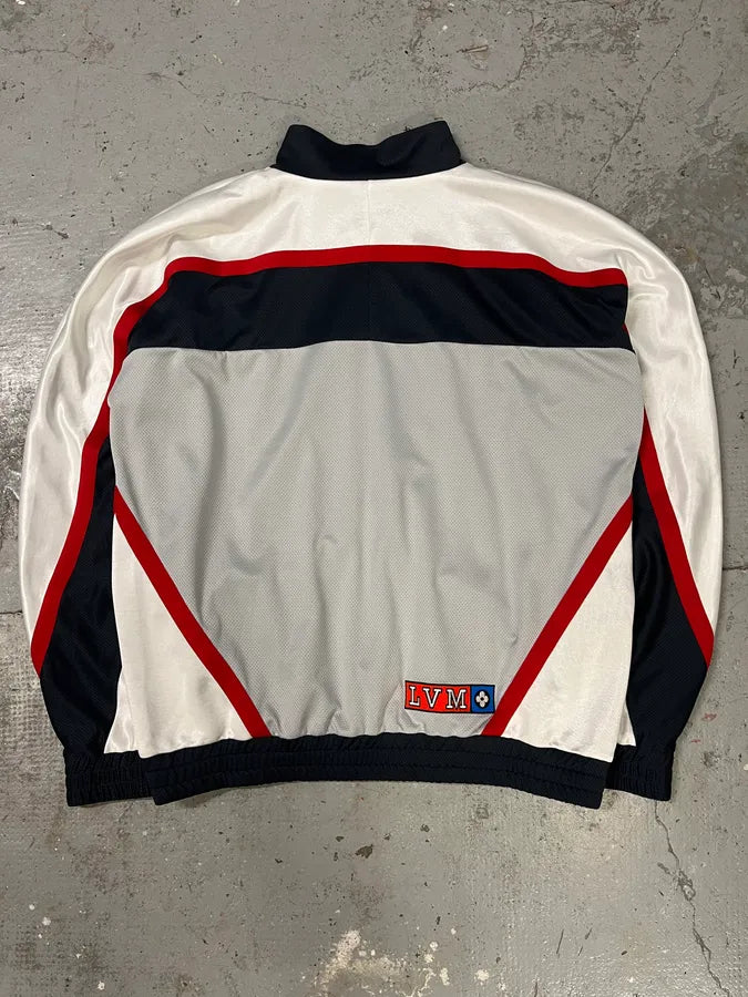 Louis Vuitton Embellished LV Graphic Hockey Tracktop Jacket iAaLzGX 7