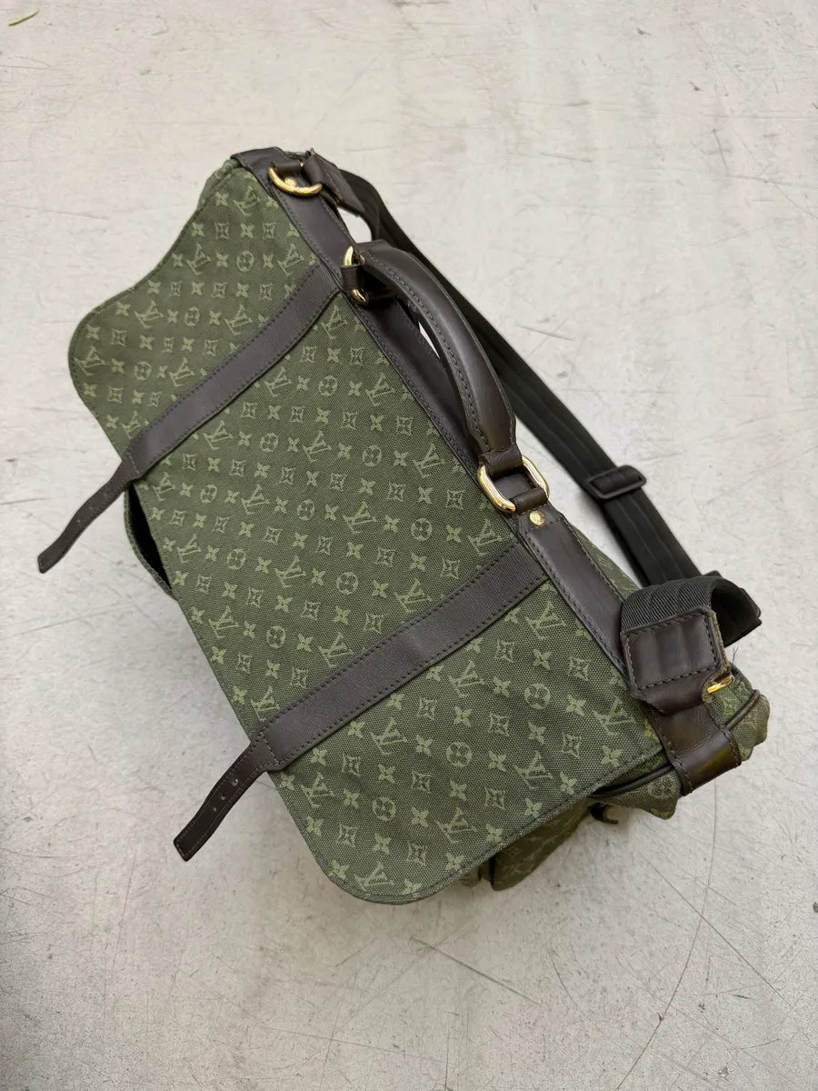 Louis Vuitton Green Canvas Monogrammed Messenger Bag  ubzOcDI 6