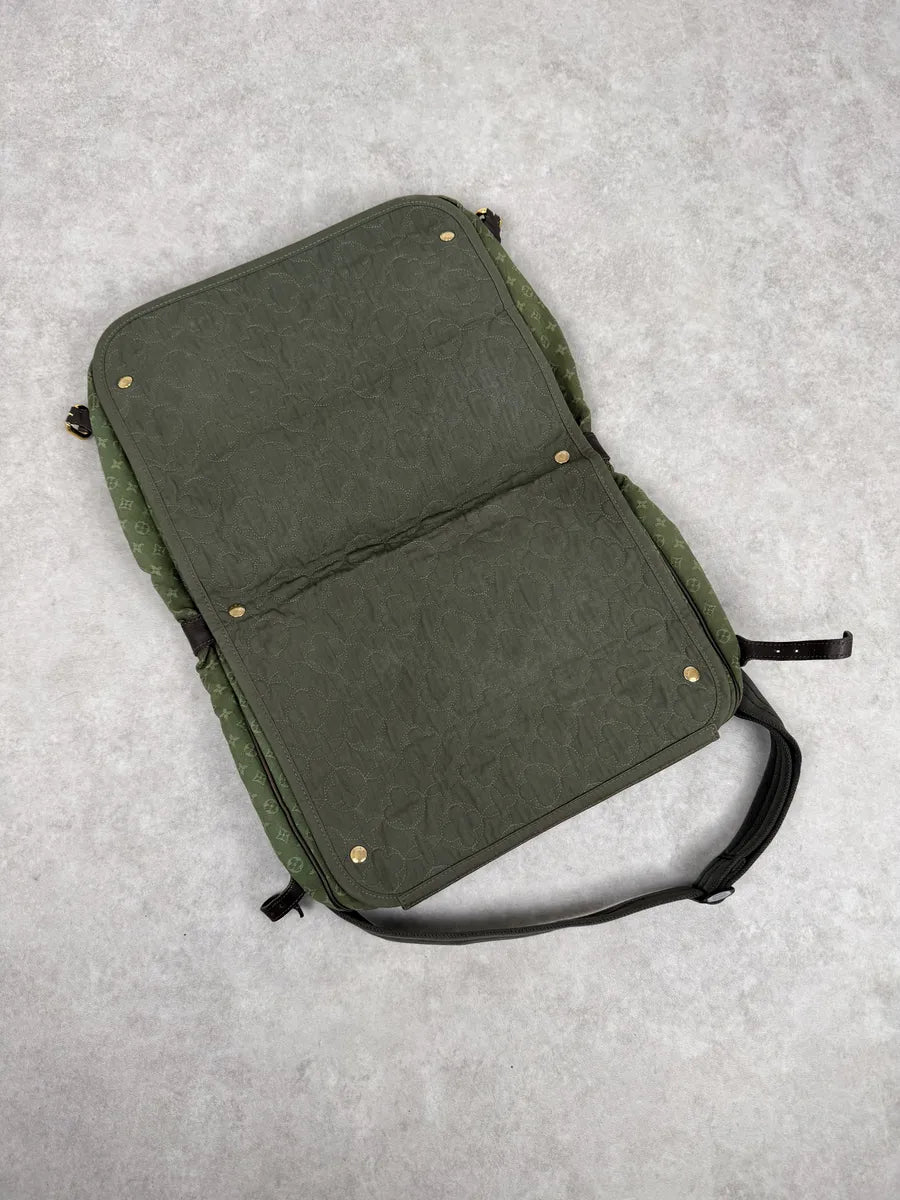 Louis Vuitton Green Canvas Monogrammed Messenger Bag wlLKflj 11